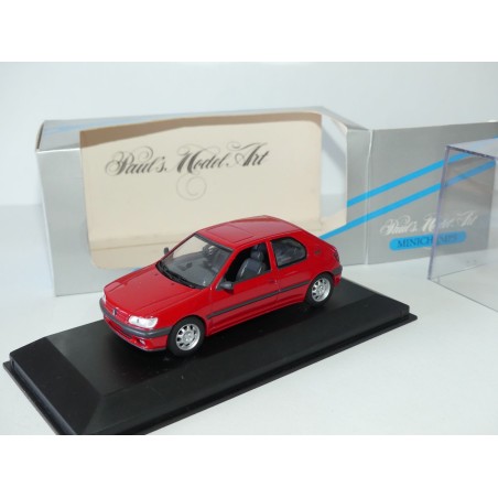PEUGEOT 306 3 Portes 1995 Rouge MINICHAMPS 1:43