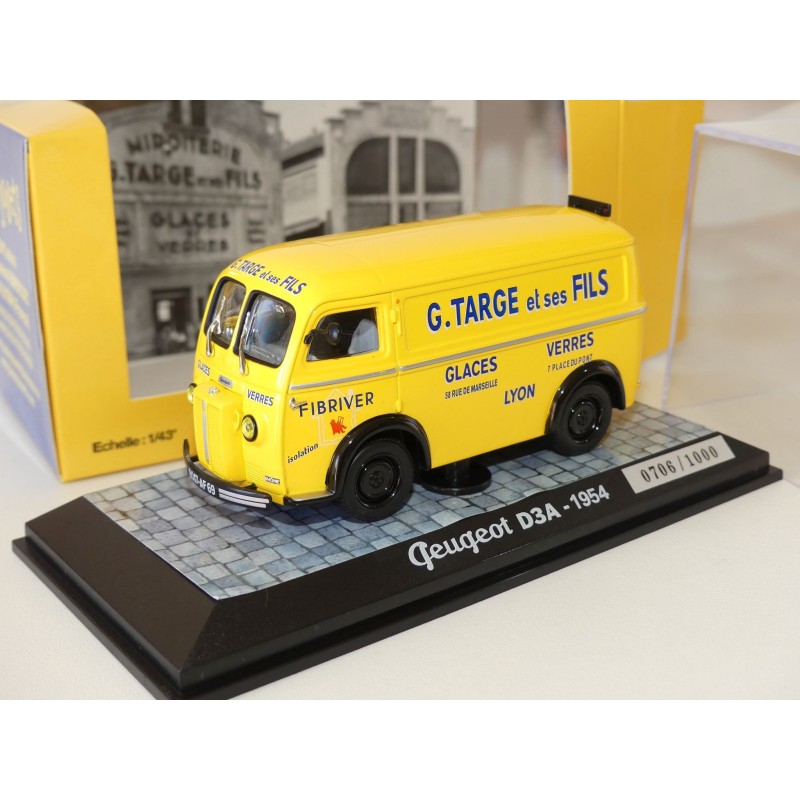PEUGEOT D3A 1954 MIROITERIE TARGE NOREV 1:43