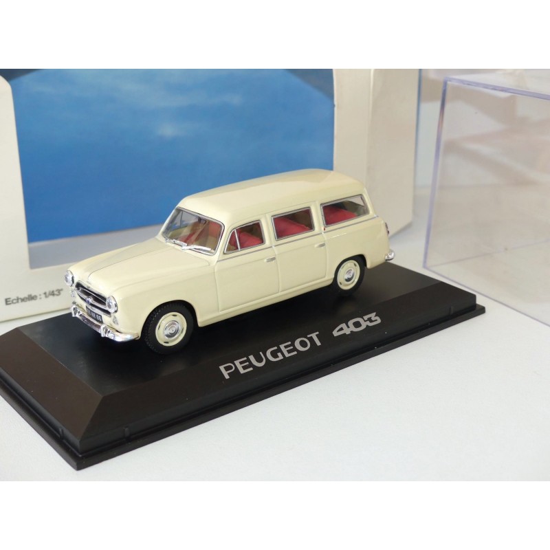 PEUGEOT 403 Familiale break Crème NOREV 1:43