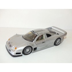 MERCEDES CLK-GTR + REMORQUE PORTE VOITURE MAISTO 1:26 sans boite VOIR PHOTOS