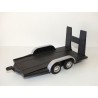 MERCEDES CLK-GTR + REMORQUE PORTE VOITURE MAISTO 1:24