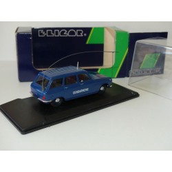 PEUGEOT 204 BREAK GENDARMERIE Grande Antenne ELIGOR 1362 1:43 Modèle Transformé
