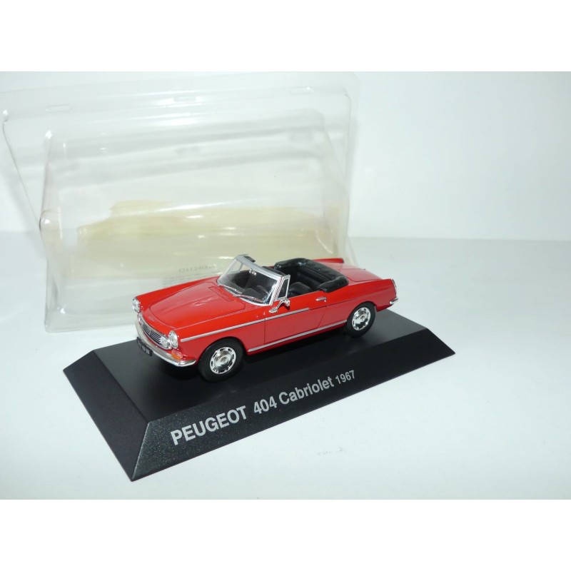 PEUGEOT 404 Cabriolet Rouge 1967 NOREV 1:43 blister