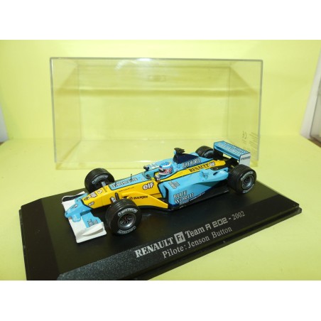 RENAULT F1 TEAM R202 2002 J. BUTTON UNIVERSAL HOBBIES Collection M6 1:43