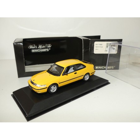 SAAB 9-3 COUPE Jaune MINICHAMPS 1:43