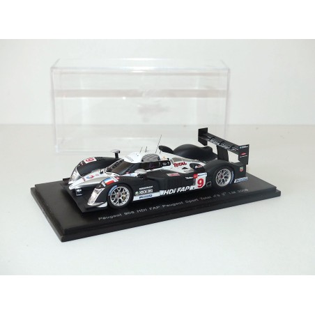 PEUGEOT 908 HDi FAP N°09 LE MANS 2008 SPARK 1:43 3ème