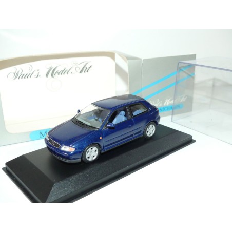 AUDI A3 8L Phase 1 3 Portes Bleu MINICHAMPS 1:43