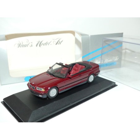 BMW SERIE 3 E36 CABRIOLET 1992 Bordeaux MINICHAMPS 1:43