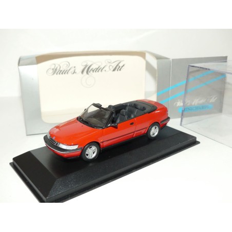 SAAB 900 CABRIOLET 1995 Rouge MINICHAMPS 1:43