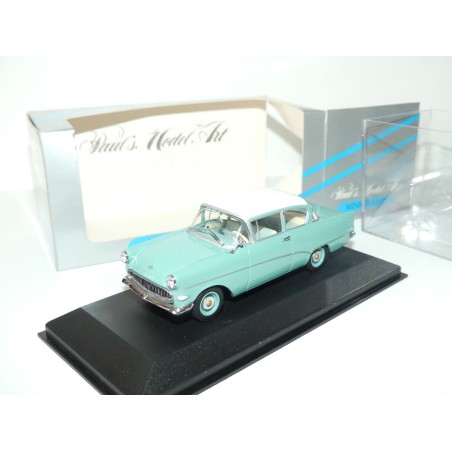 OPEL REKORD P1 LIMOUSINE 2 PORTES 1958-60 Vert et Blanc MINICHAMPS 1:43