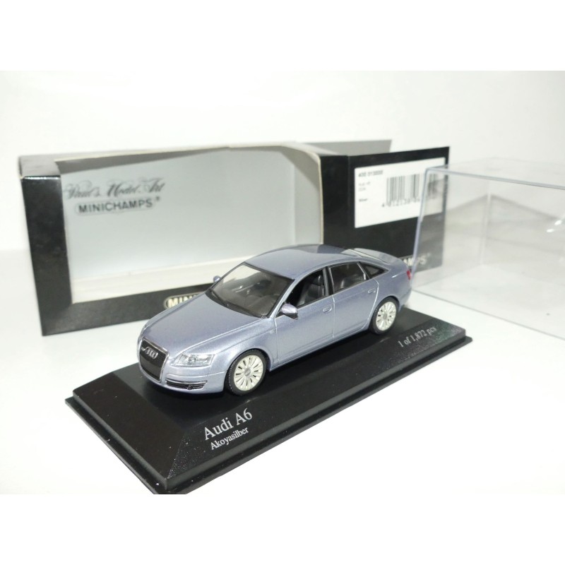 AUDI A6 C6 2004 Gris Akoyasilber MINICHAMPS 1:43