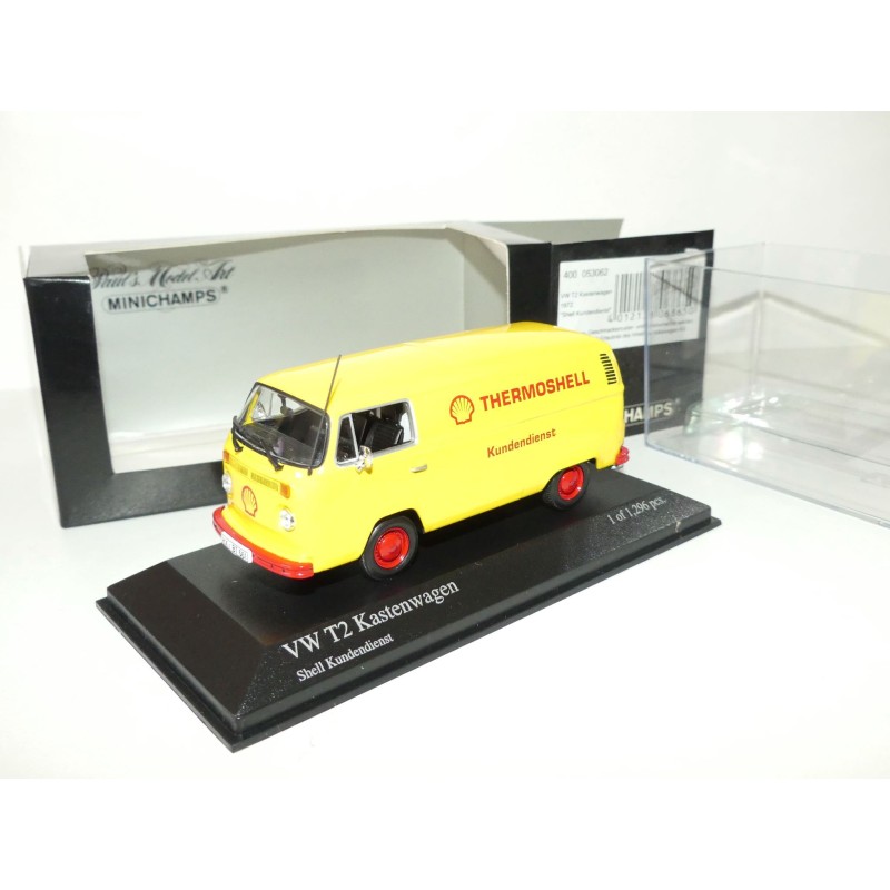 VW COMBI T2 KASTENWAGEN 1972 SHELL MINICHAMPS 1:43