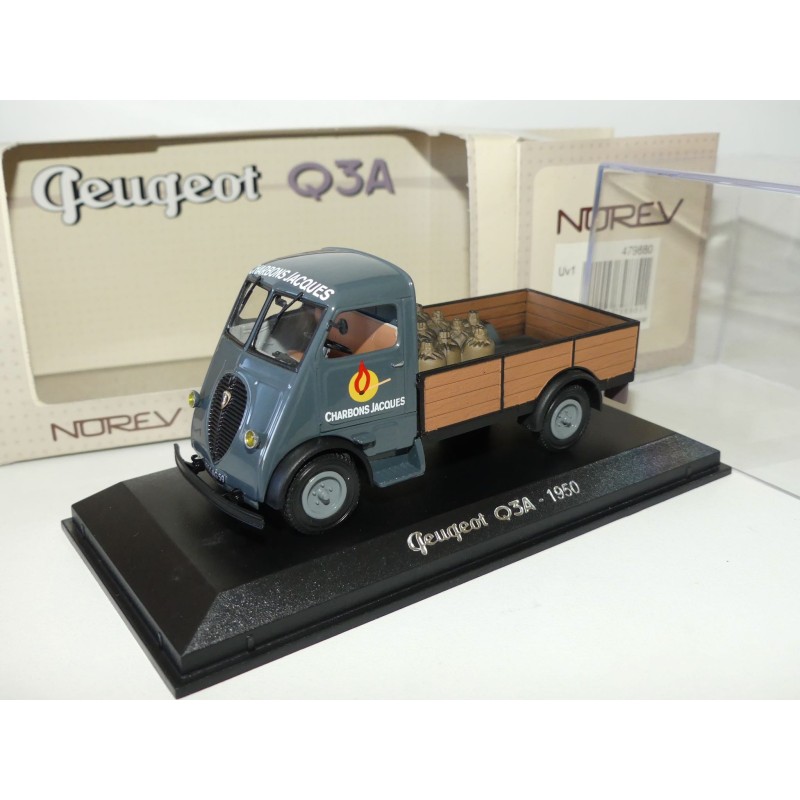 PEUGEOT Q3A 1950 COMERCIAL CHARBONNIER NOREV 1:43