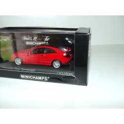 MERCEDES CLASSE C SPORT COUPE W203 2001 Rouge MINICHAMPS 1:43
