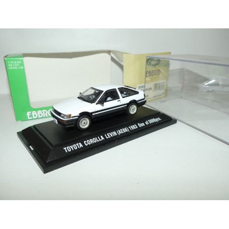 TOYOTA COROLLA LEVIN AE86 Blanc EBBRO 271 1:43