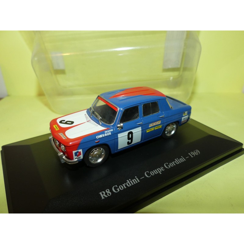 RENAULT 8 GORDINI NÂ°9 COUPE 1969 R. CHEVAUX ELIGOR HACHETTE 1:43
