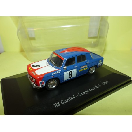 RENAULT 8 GORDINI N°9 COUPE 1969 R. CHEVAUX ELIGOR HACHETTE 1:43