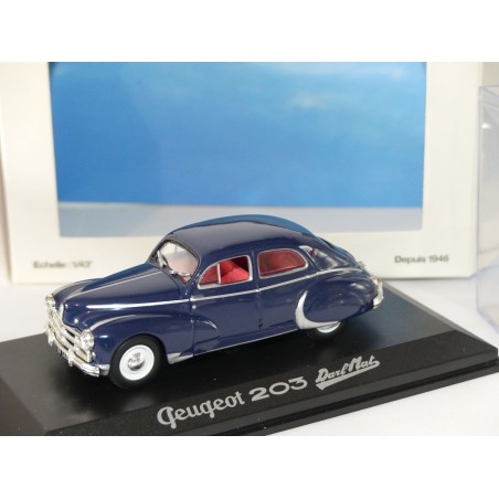 PEUGEOT 203 DARL'MAT Bleu NOREV 1:43