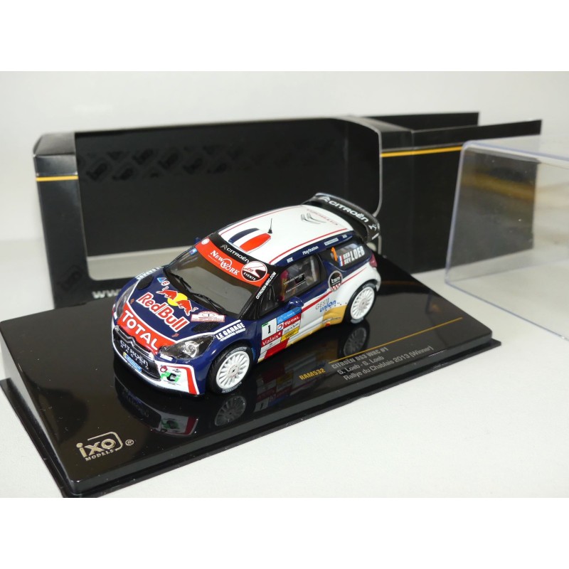 CITROEN DS3 WRC RALLYE DU CHABLAIS 2013 S. LOEB IXO RAM532 1:43