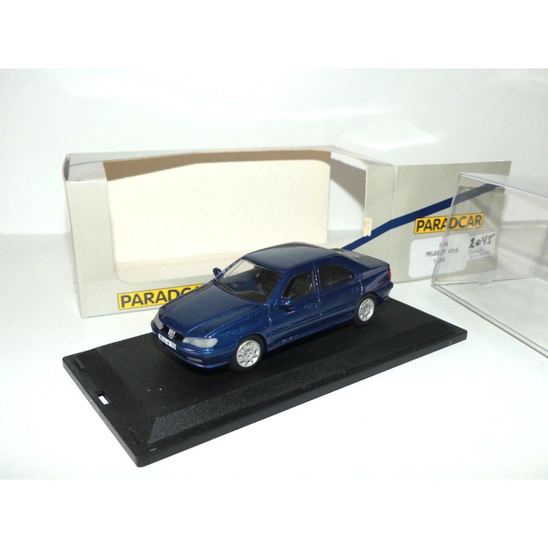 PEUGEOT 406 Phase 2 1999 Bleu PARADCAR 076 1:43