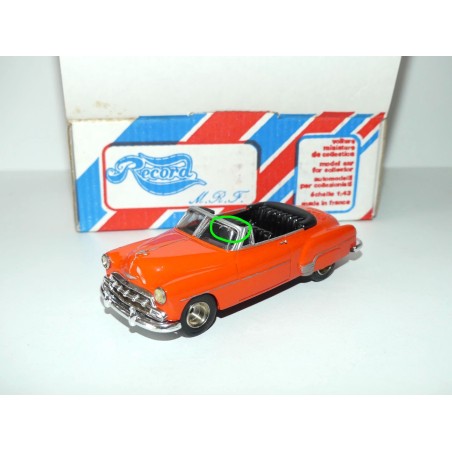 CHEVROLET STYLELINE CABRIOLET 1952 Orange KIT Monté RECORD 1:43 imperfection