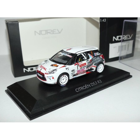 CITROEN DS3 R3 RALLYE DU VAR 2010 S. OGIER NOREV 1:43