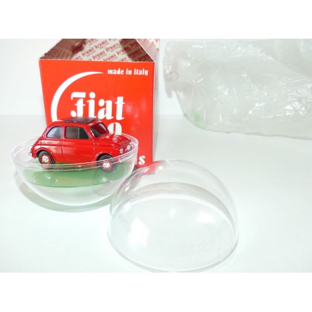 FIAT 500 DANS UNE BOULE DE NOEL CHRISTMAS 2004 BRUMM BR001 1:43