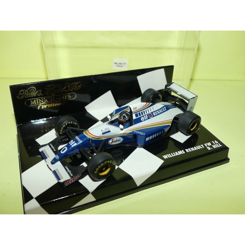 WILLIAMS RENAULT FW 16 1994 D. HILL MINICHAMPS 1:43 ArrivÃ©e 2Ã¨me