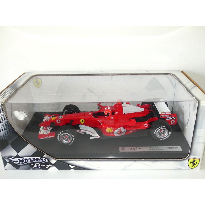 FERRARI 248 F1 GP 2006 M. SCHUMACHER HOTWHEELS 1:18