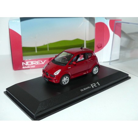 SUBARU R1 Rouge NOREV 1:43