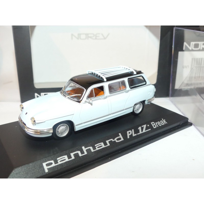 PANHARD PL17 BREAK Bleu Clair et Toit Noir NOREV 1:43