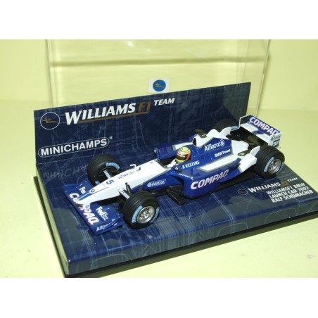 WILLIAMS BMW LAUNCH CAR 2002 R. SCHUMACHER MINICHAMPS 1:43