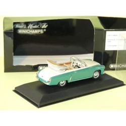 WARTBURG 312 CABRIOLET 1958 Vert Crème Cream/Green MINICHAMPS 1:43