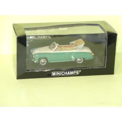 WARTBURG 312 CABRIOLET 1958 Vert Crème Cream/Green MINICHAMPS 1:43