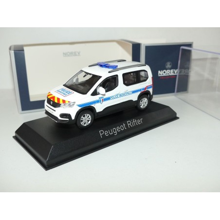PEUGEOT RIFTER 2019 POLICE MUNICIPALE NOREV 1:43