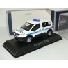 PEUGEOT RIFTER 2019 POLICE MUNICIPALE NOREV 1:43 avec bandes bleu et jaune