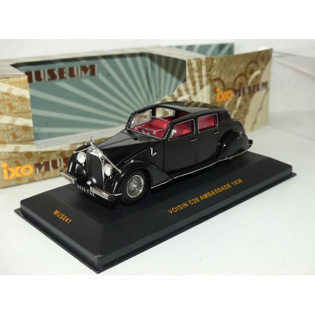 VOISIN C28 AMBASSADE 1936 Noir IXO MUS041 1:43
