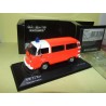 VW COMBI T2 BUS 1976 FEUERWEHR FRANKFURT Pompiers MINICHAMPS 1:43