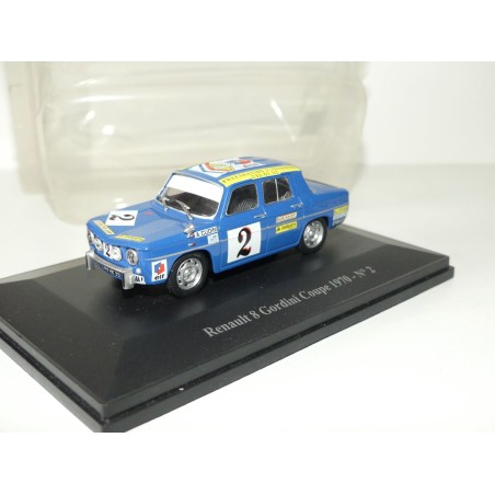 RENAULT 8 GORDINI NÂ°2 COUPE 1970 A. CUDINI ELIGOR HACHETTE 1:43