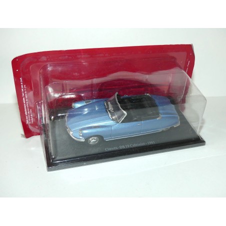 CITROEN DS 19 CABRIOLET 1961 Bleu UNIVERSAL HOBBIES 1:43 sous blister