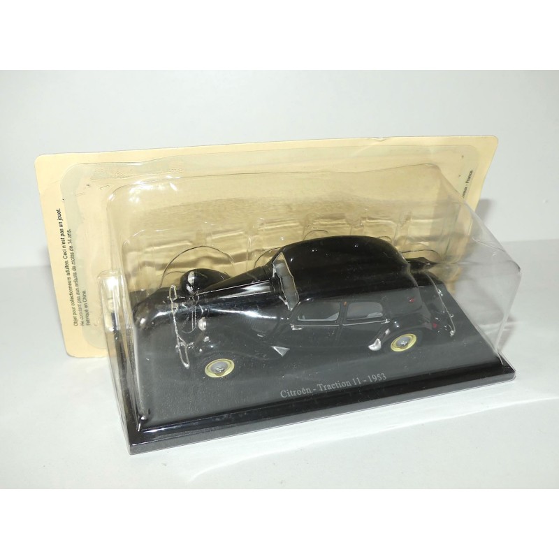 CITROEN TRACTION 11 1953 Noir UNIVERSAL HOBBIES 1:43 blister