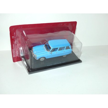CITROEN AMI 8 BREAK 1979 Bleu UNIVERSAL HOBBIES 1:43 sous blister