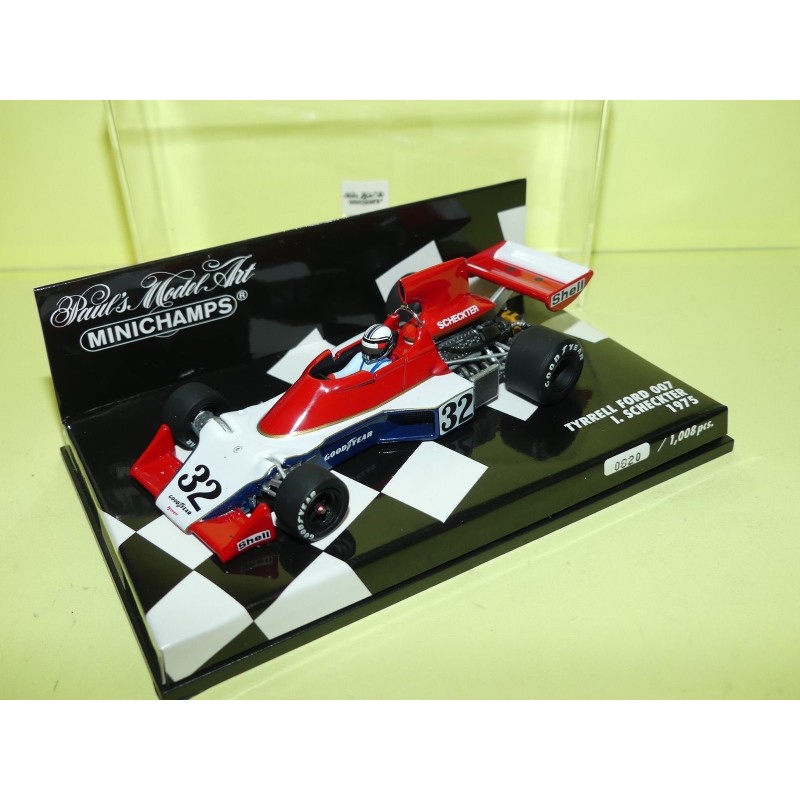 TYRRELL FORD 007 J. SCHECKTER 1975 MINICHAMPS 1:43 7ème