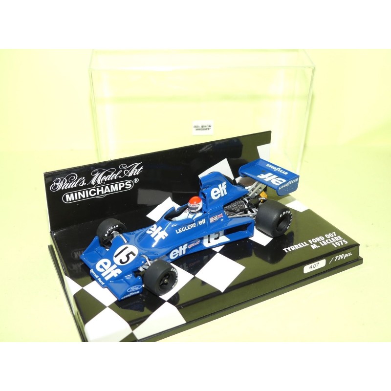 TYRRELL FORD 007 1975 M. LECLERE MINICHAMPS 1:43