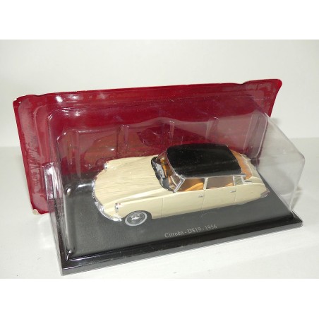 CITROEN DS 19 Crème Toit Noir 1956 UNIVERSAL HOBBIES 1:43 blister