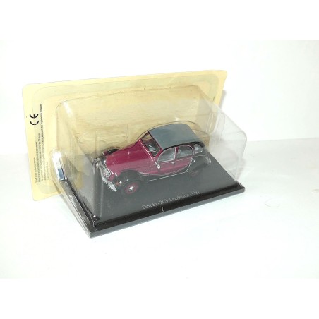 CITROEN 2CV CHARLESTON 1981 Noir et Bordeaux UNIVERSAL HOBBIES 1:43 sous blister