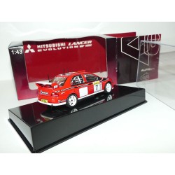 MITSUBISHI LANCER EVO VII RALLYE MONTE CARLO 2002 F. DELECOUR AUTOART 1:43 4ème