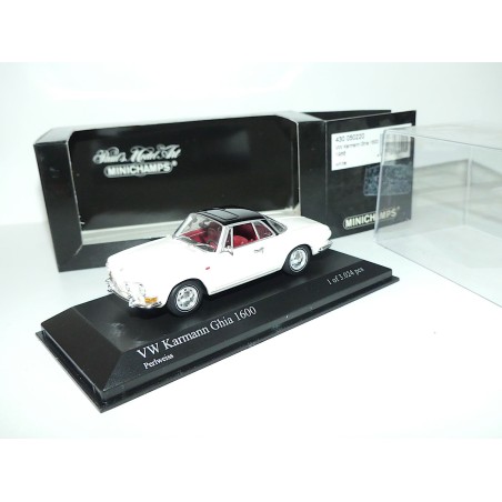VW KARMANN GHIA 1600 Blanc MINICHAMPS 1:43