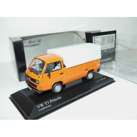VW COMBI T3 PRITSCHENWAGEN 1983 Orange MINICHAMPS 1:43