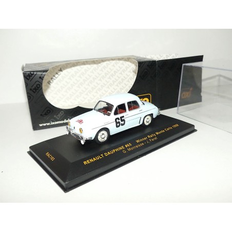 RENAULT DAUPHINE NÂ°65 RALLYE MONTE CARLO 1958 IXO RAC103 1:43 1er